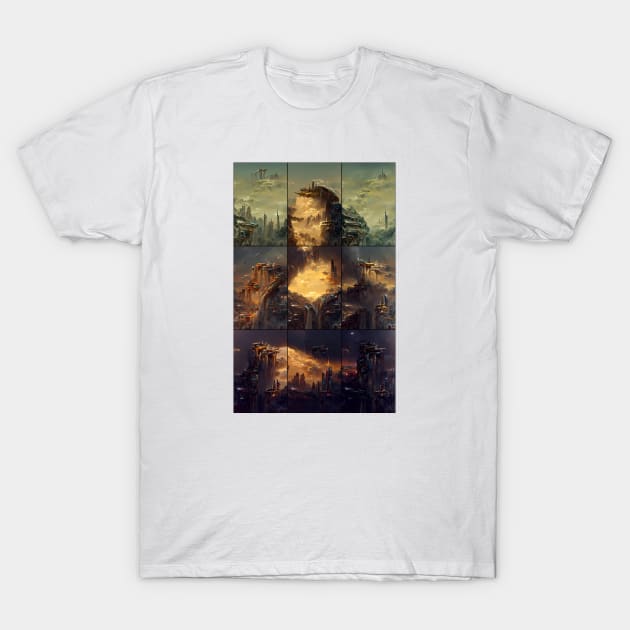 Lisa 'Desolate Civilisation' T-Shirt by tdraw